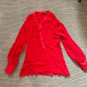 Xs Guess by Marciano blouse - bright orange/red tone
